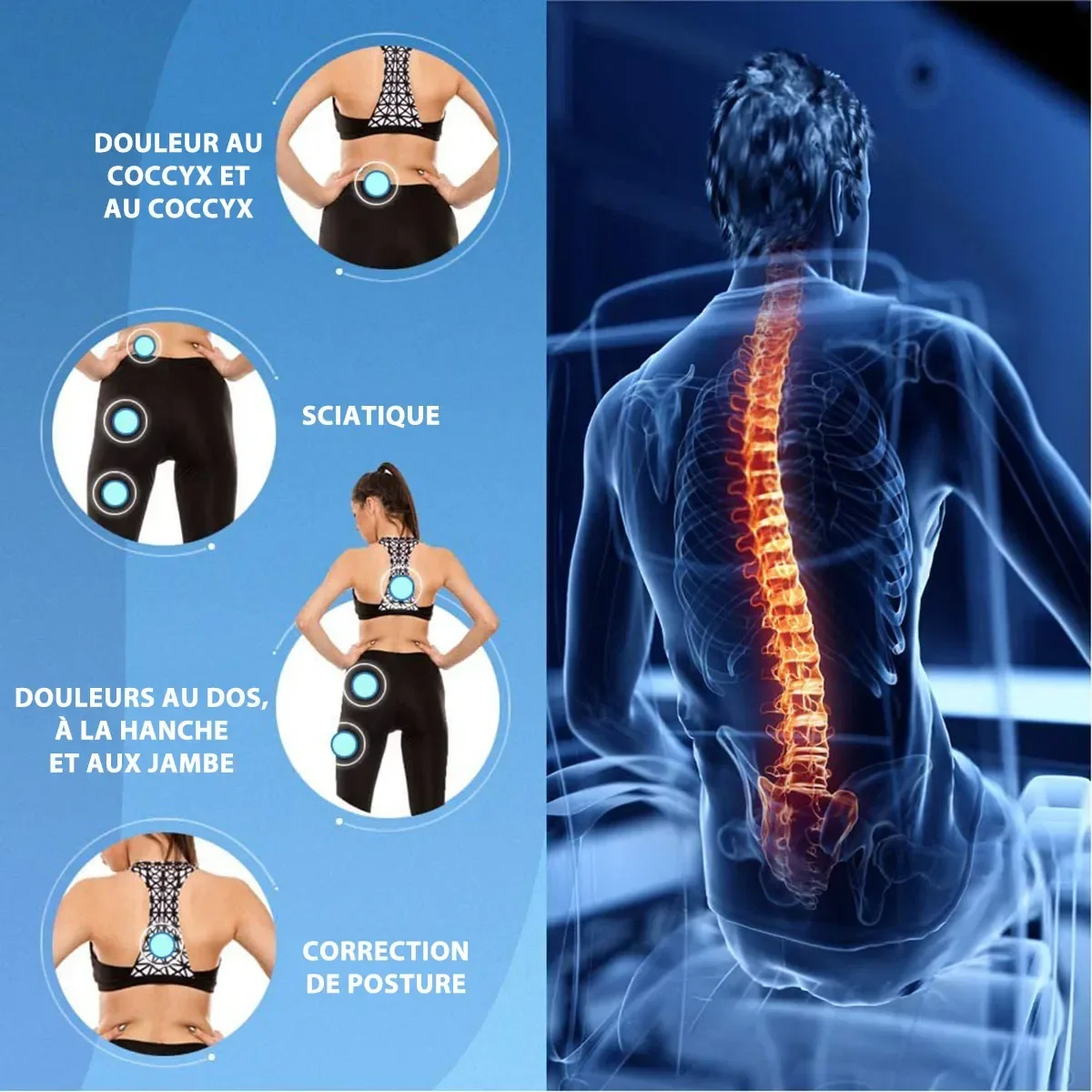 COUSSIN DE SIÈGE MÉDICAL ORTHOPÉDIQUE CONFORTABLE POUR VOITURE ET CHAISE