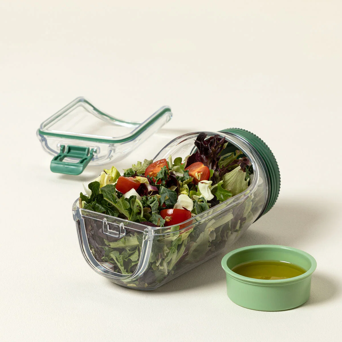 1x Bocal à salade avec ouverture latérale