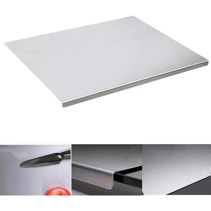 Planche à découper inox 40 × 30 cm