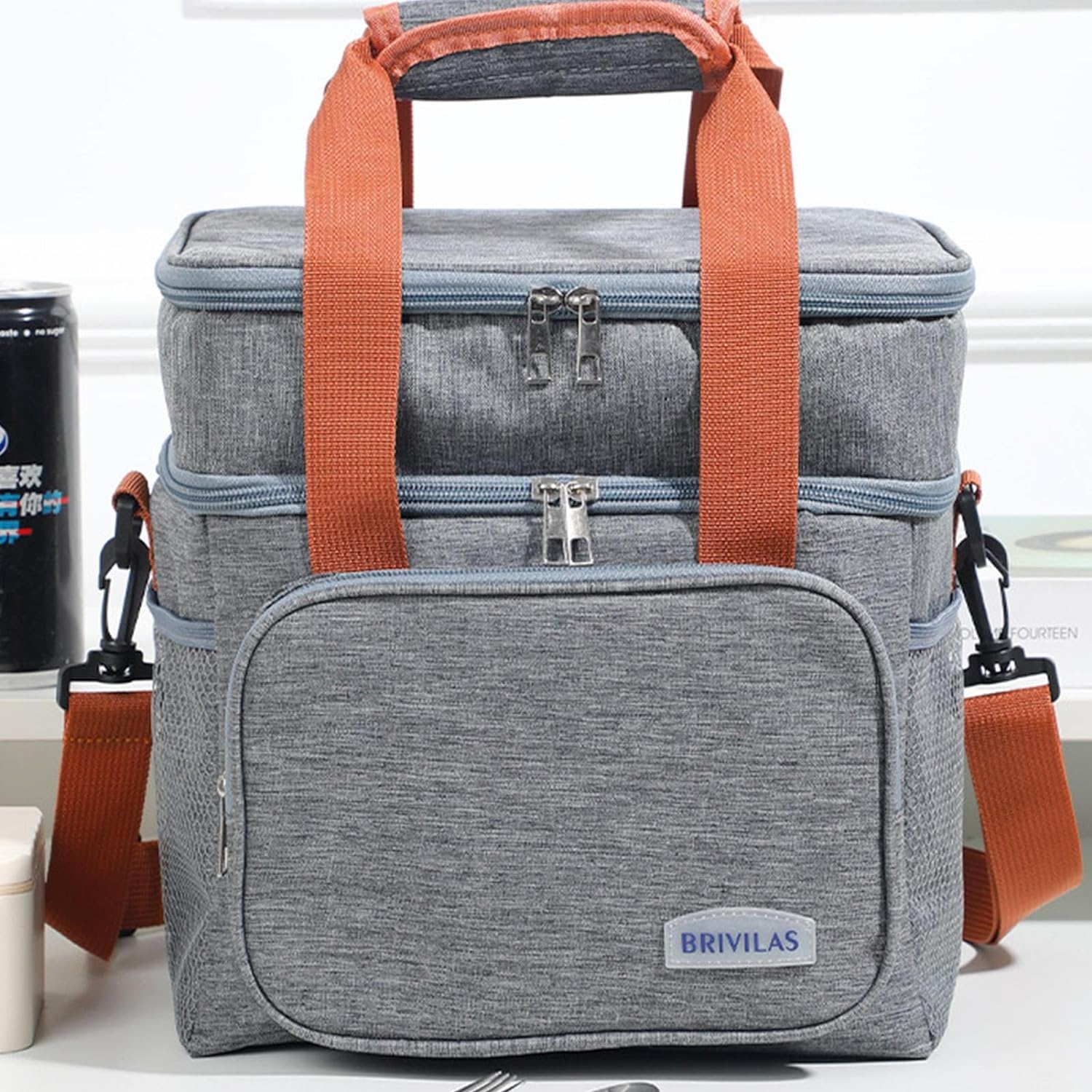Sac isotherme repas avec compartiment extensible